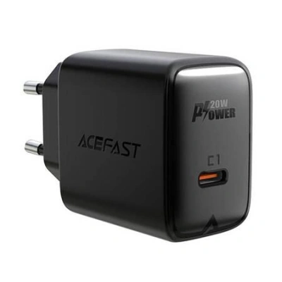 Síťová nabíječka Acefast A1 PD20W, 1x USB-C (černá)