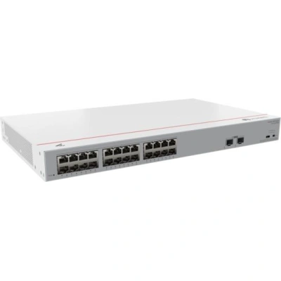 Huawei S110-24LP2SR Switch (24*10/100/1000BASE-T ports, 2*GE SFP ports, PoE+, AC power), 98012198