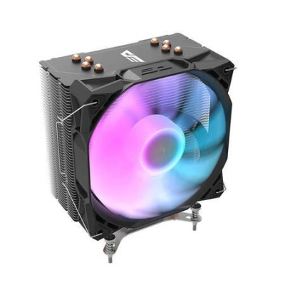 Darkflash S11 LED active CPU cooling (heatsink + fan 120x130) black, 