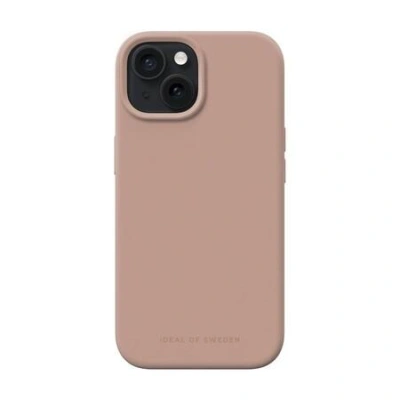 Silikonový ochranný kryt iDeal Of Sweden pro iPhone 15 Blush Pink