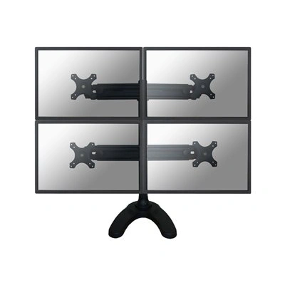 Neomounts by Newstar FPMA-D700DD4 - Stojan - full-motion - pro 4 LCD displeje - černá - velikost obrazovky: 19"-30" - stolní stojan, průchodka, upevnitelné na stůl, FPMA-D700DD4