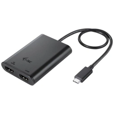 i-tec USB-C Dual 4K/60Hz (single 8K/30Hz) HDMI video adaptér, C31DUAL4K60HDMI