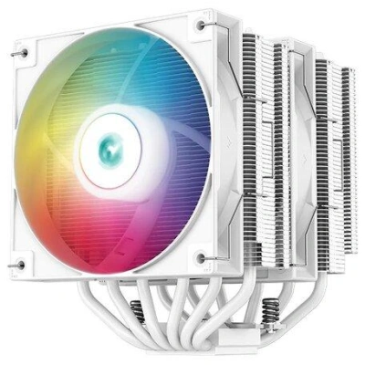 DEEPCOOL chladič AG620 WH ARGB / 2x 120mm fan / 6x heatpipes / PWM / pro Intel i AMD / bílý, R-AG620-WHANMN-G-2