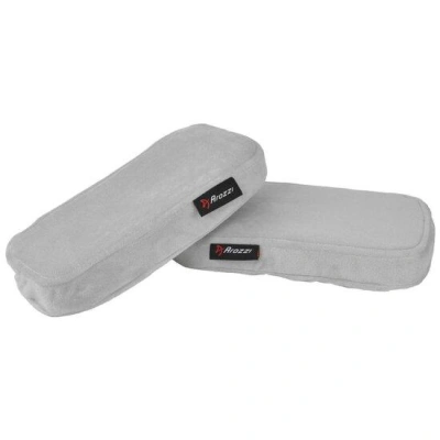 AROZZI Memory Foam Armrest Pads/ náhradní područky pro herní židle/ paměťová pěna/ šedé, AZ-MFPAD-GY