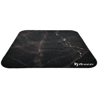 AROZZI Zona Quattro Black Marble/ ochranná podložka na podlahu/ 116 x 116 cm/ design černý mramor, AZ-ZONA-QTRO-BKM