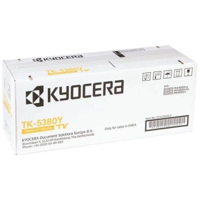 Kyocera toner TK-5380Y yellow na 10 000 A4 stran, pro PA4000cx, MA4000cix/cifx, TK-5380Y