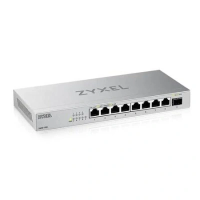 Zyxel XMG-108 8 Ports 2,5G + 1 SFP+, 8 ports 100W total PoE++ Desktop MultiGig unmanaged Switch, XMG-108HP-EU0101F