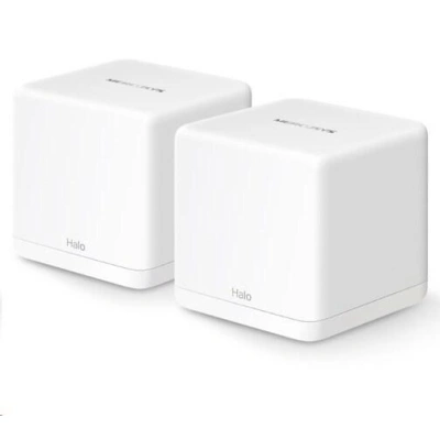 WiFi router TP-Link Mercusys Halo H60X(2-pack) WiFi 6, AX1500, 3x GLAN2,4/5 GHz, Halo H60X(2-pack)