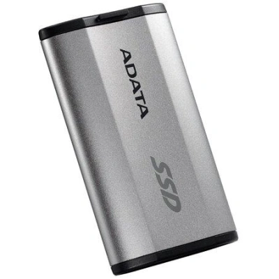 ADATA SD810 500GB SSD / Externí / USB 3.2 Type-C / 2000MB/s Read/Write / stříbrně-šedý, SD810-500G-CSG