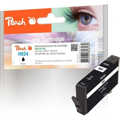 PEACH kompatibilní cartridge HP C2P19A, No.934, Black, 13 ml, 319472