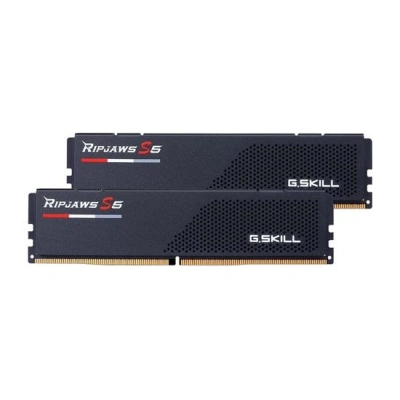G.SKILL 64GB kit DDR5 6400 CL32 Ripjaws S5 black, F5-6400J3239G32GX2-RS5K