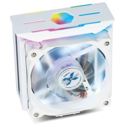 Zalman chladič CPU CNPS10X OPTIMA II / 120mm RGB ventilátor / heatpipe / PWM / výška 160mm / pro AMD i Intel / bílý, CNPS10X OPTIMA II White RGB