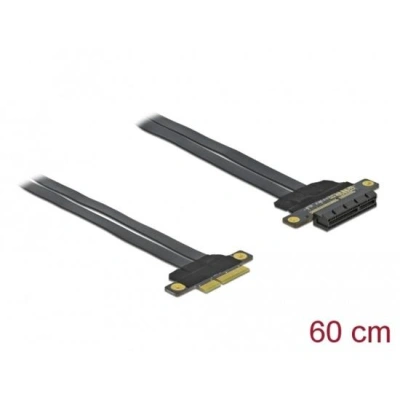 Delock Karta PCI Express Riser x4 na x4, s ohebným kabelem délky 60 cm, 85769