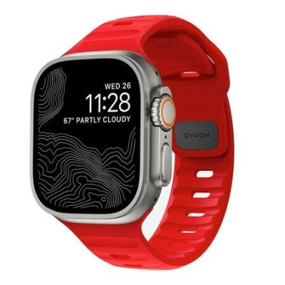 Nomad remienok Sport Strap pre Apple Watch 42/44/45/49mm - Night Watch Red