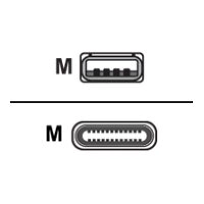Huddly - Kabel USB - USB typ A (M) do 24 pin USB-C (M) - USB 3.1 Gen 1 - 5 V - 2 A - 60 cm - černá - pro IQ