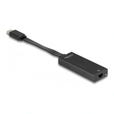 Delock - Síťový adaptér - USB-C 3.2 Gen 1 - Gigabit Ethernet x 1 - černá