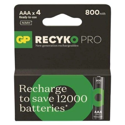 Nabíjecí baterie GP ReCyko Pro Professional AAA (HR03), 4 ks, 1032124080