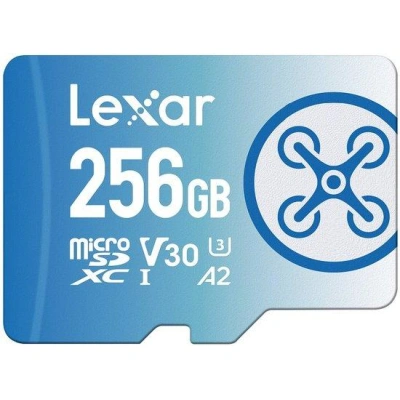 Lexar paměťová karta 256GB FLY High-Performance 1066x microSDXC UHS-I, (čtení/zápis:160/90MB/s) C10 A2 V30 U3