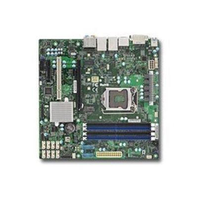 SUPERMICRO MB 1xLGA1151 (E3,i7), iC236,DDR4,8xSATA3,PCIe 3.0 (1 x16, 1 x4),1xPCI-32,1xM.2, HDMI,DP,DVI,Audio, MBD-X11SAE-M-O