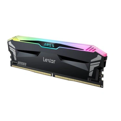Lexar ARES DDR5 32GB (kit 2x16GB) UDIMM 7200MHz CL34 XMP 3.0 & EXPO - RGB, Heatsink, černá, LD5U16G72C34LA-RGD