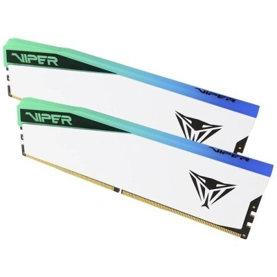PATRIOT VIPER ELITE 5 WHITE RGB 96GB DDR5 6000MHz / DIMM / CL42 / Kit 2x 48GB, PVER596G60C42KW