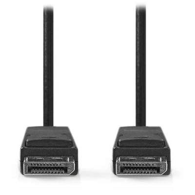 NEDIS kabel DisplayPort/ zástrčka DisplayPort - zástrčka Displayport/ 4K/ černý/ bulk/ 2m, CCGL37010BK20