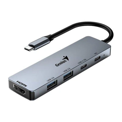 GENIUS hub UH-500/ USB-C/ HDMI/ 2x USB3.0/ USB-C/ 100W PD/ šedý, 31240003400