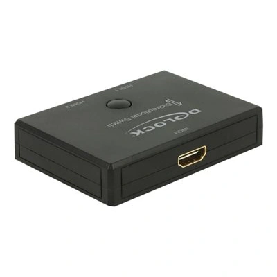 Delock HDMI 2 - 1 Switch bidirectional 4K 60 Hz - Spínač video/audio - 2 x HDMI - desktop