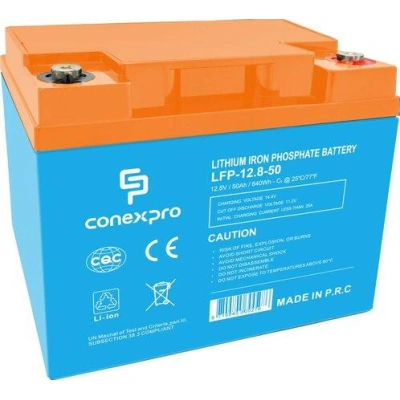 Baterie Conexpro LFP-12.8-50 LiFePO4, 12V/50Ah, T14, LFP-12.8-50