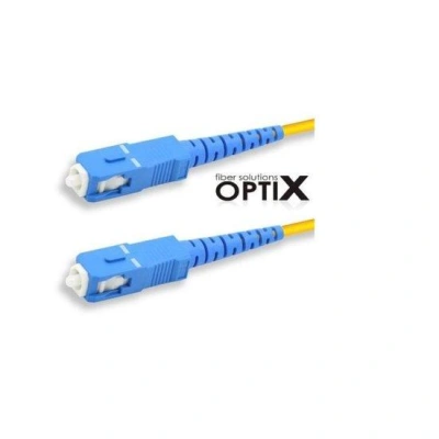 OPTIX SC/UPC-SC/UPC patchcord arm. bílý 9/125 1m 3mm B3 LSZH simplex, 10201