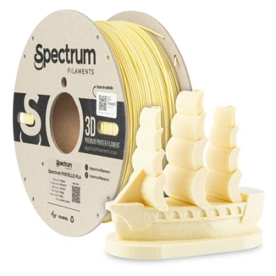 Tisková struna (filament) Spectrum Pastello PLA 1.75mm LEMON CREAM 1kg, 80729