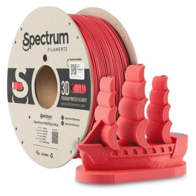 Tisková struna (filament) Spectrum Pastello PLA 1.75mm HOLLAND RED 1kg, 80899