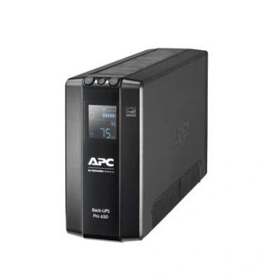 APC Back-UPS Pro BR 650VA (390W)/ LINE-INTERAKTIVNÍ/ AVR/ 230V/ LCD/ 6x IEC zásuvka, BR650MI
