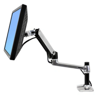 ERGOTRON LX Desk Mount Arm, Polished Aluminum, stolní rameno  max 32" LCD, 45-241-026