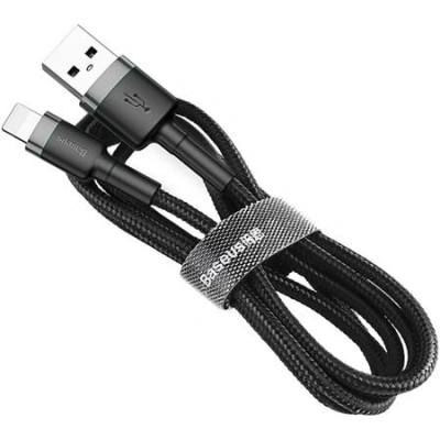 Baseus Cafule USB Lightning Cable 2,4A 1m (šedo-černý)