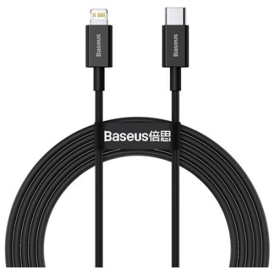Kabel Baseus Superior Series USB-C na iP, 20W, PD, 2m (černý)
