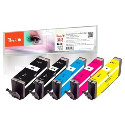 PEACH kompatibilní cartridge Canon PGI-570/CLI-571 MultiPack, bk, pbk, c, m, y, 320133