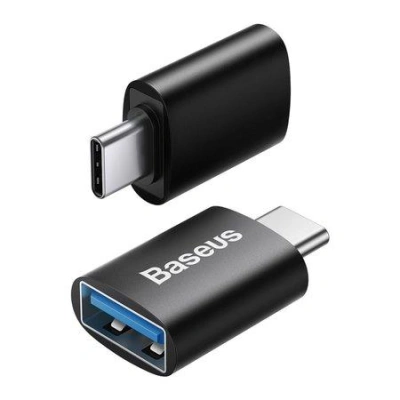 Baseus Ingenuity adaptér USB-C na USB-A OTG (černý)