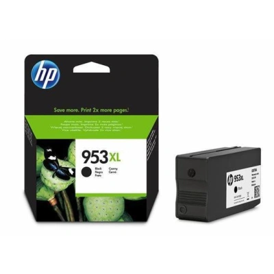 Inkoustová cartridge HP 953XL, do tiskárny OfficeJet Pro 8210, 8700, černá, 2k, HP, L0S70AE