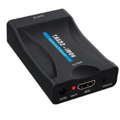 PremiumCord Převodník HDMI na SCART s napájecím zdrojem 230V, khscart03