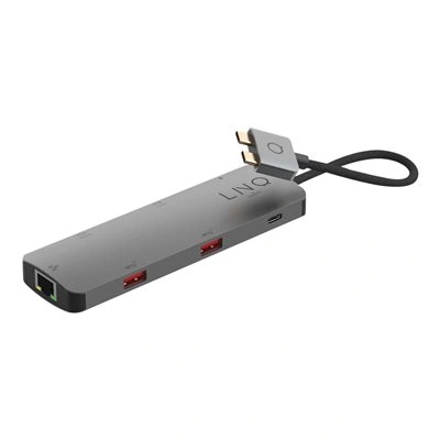 LINQ Pro - Dokovací stanice - USB-C x 2 - 2 x HDMI - GigE - pro Apple Mac mini; MacBook Air; MacBook Pro
