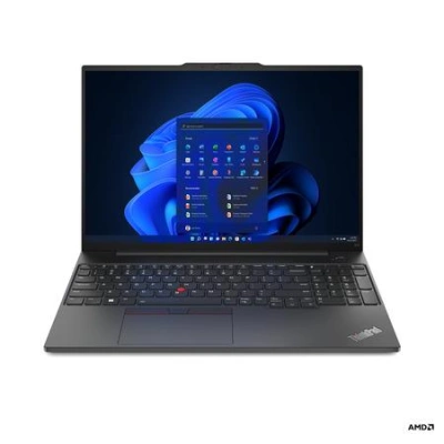 Lenovo ThinkPad E/E16 Gen 1/R5 7530U/16"/FHD/8GB/512GB SSD/AMD int/W11H/Black/3R, 21JT001WCK