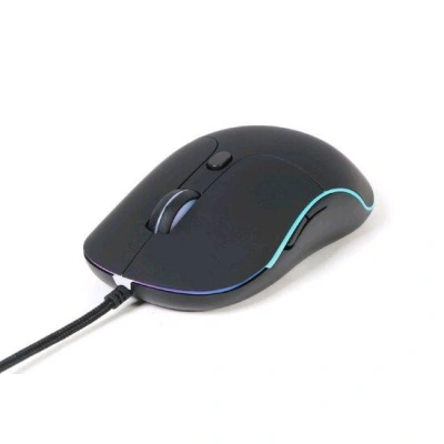 Myš GEMBIRD MUS-UL-02, podsvícená, černá, 2400DPI,  USB, MUS-UL-02