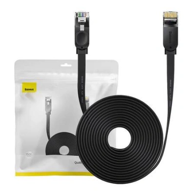 Síťový kabel Baseus Ethernet RJ45, 1 Gb/s, 15 m (černý)