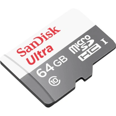 SanDisk Ultra 64GB microSDXC / CL10 / UHS-I / 80mb/s