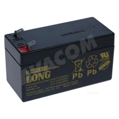 LONG baterie 12V 1,2Ah F1 (WP1.2-12), PBLO-12V001,2-F1A