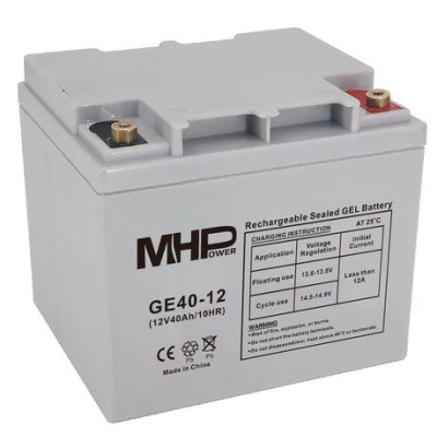 MHPower GE40-12 Gelový akumulátor 12V/40Ah, GE40-12