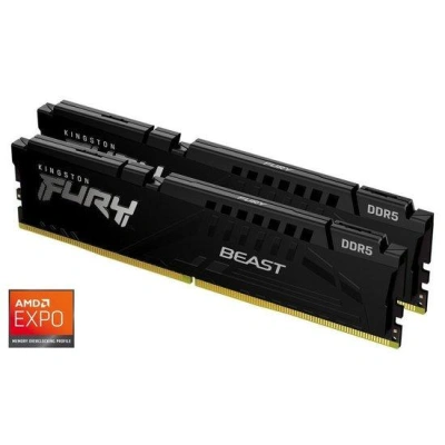 KINGSTON FURY Beast Black EXPO 32GB DDR5 6000MHz CL36 / DIMM / Kit 2x 16GB, KF560C36BBEK2-32