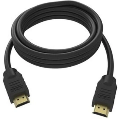 VISION Professional - Kabel HDMI s ethernetem - HDMI s piny (male) do HDMI s piny (male) - 1 m - černá - podporuje 4K