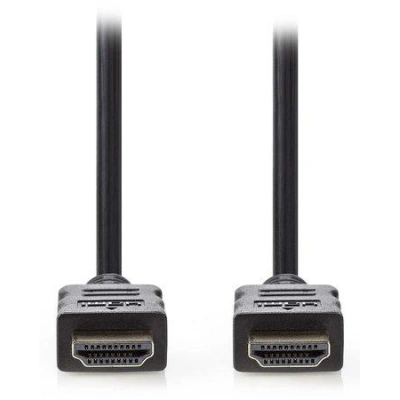 NEDIS High Speed HDMI kabel s ethernetem/ zlacené konektory HDMI - HDMI/ černý/ bulk/ 7,5m, CVGL34000BK75